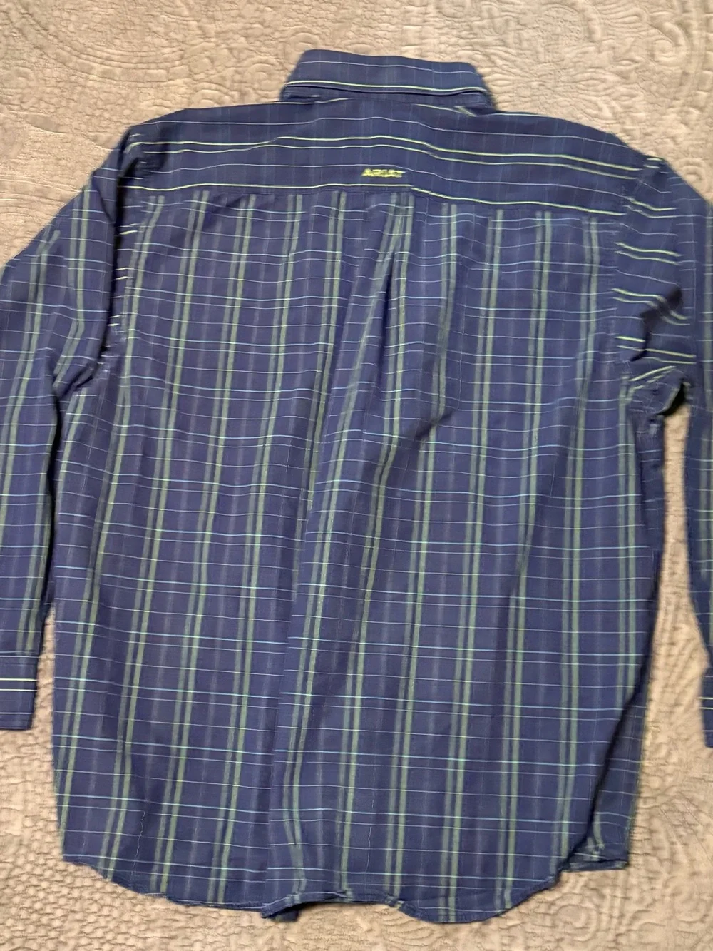 Cinch Modern Fit Green Paisley & Ariat Pro Series Blue Plaid Men’s XL Shirts Lot
